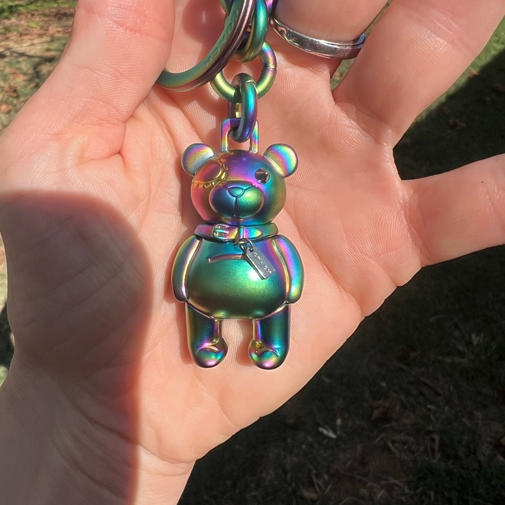 Rainbow Bear Keychain - image 4